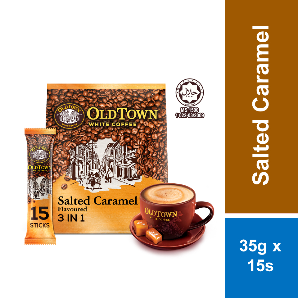 Oldtown Salted Caramel Instant In Premix White Coffee G X S