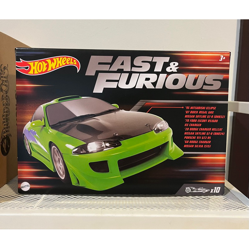 Hot Wheels Fast Furious Pack Box Set Skyline R R Eclipse S Porsche Misb Shopee Malaysia