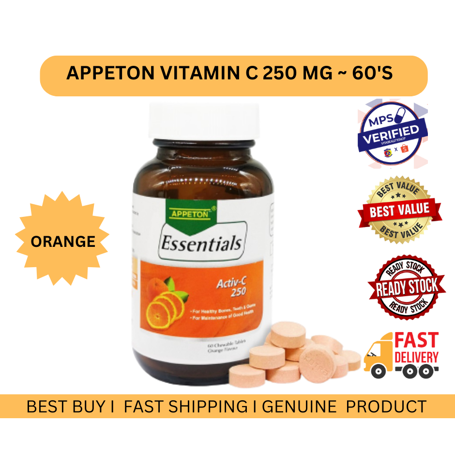 Appeton Essentials Activ C Orange For Immunity Antioxidant