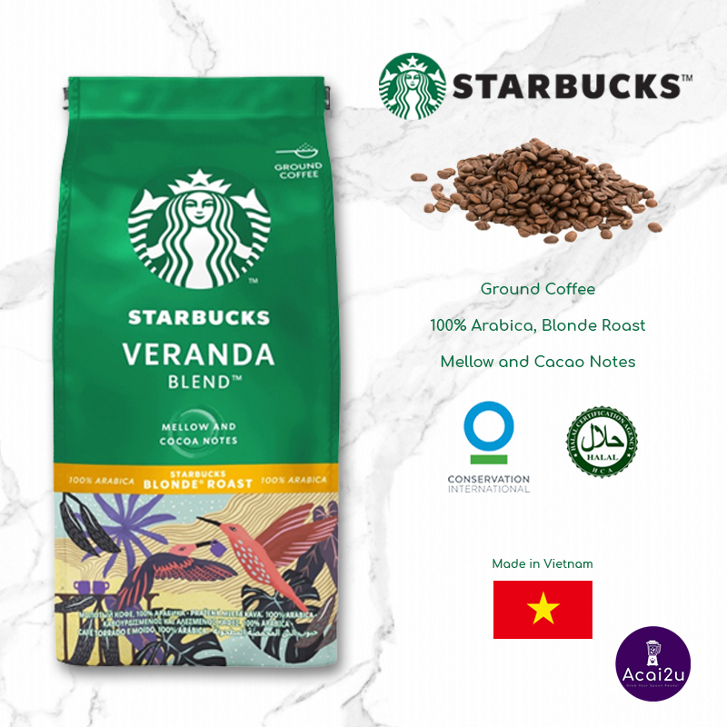 Starbucks Veranda Blend Blonde Roast Ground Coffee G Arabica