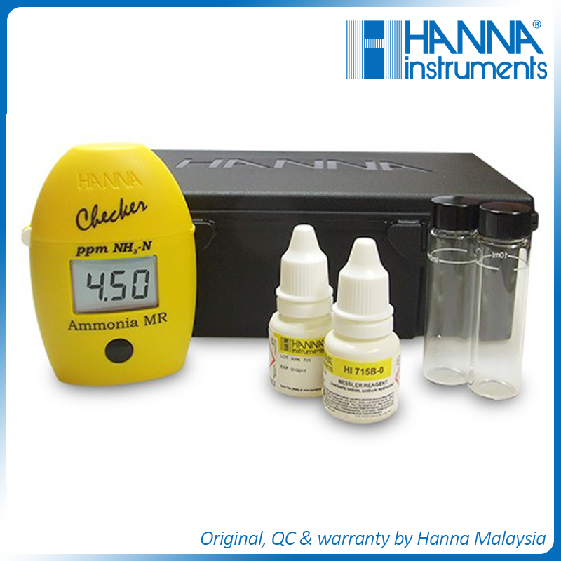 Hanna Hi Medium Range Ammonia Colorimeter Checker Hc Hi Hi