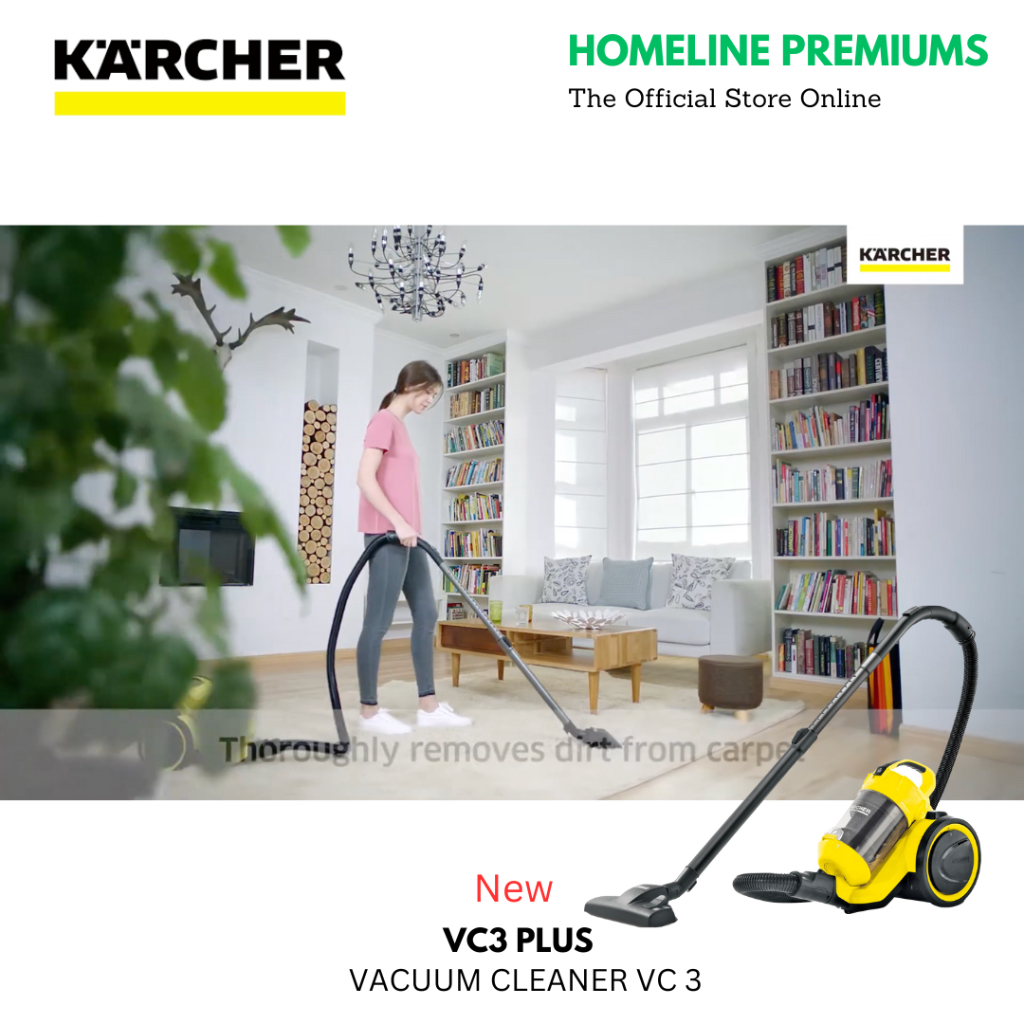 Karcher Vc Plus Bagless Vacuum Cleaner With Hepa Filter