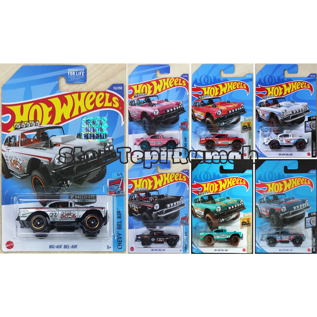 Hot Wheels Big Air Bel Air Chevy Chevrolet Zamac Baja Blazers Rod