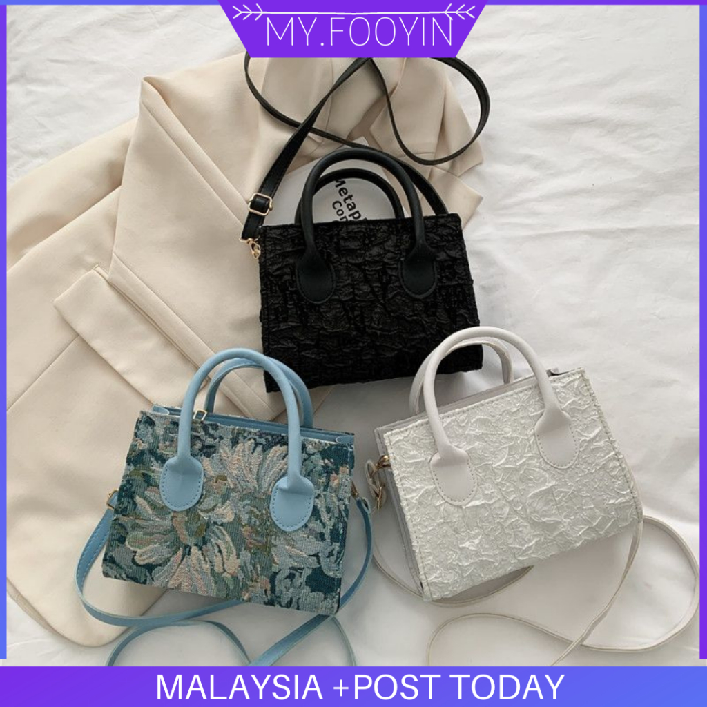 N Ready Stock Myfooyin Top Handle Handbag Terkini Mini Crossbody