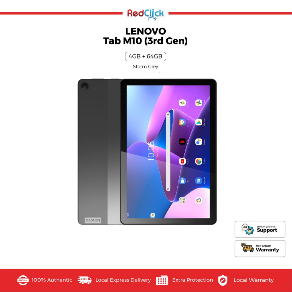 Lenovo Smart Tab M Rd Gen Lte Tb Xu Gb Gb Original Lenovo