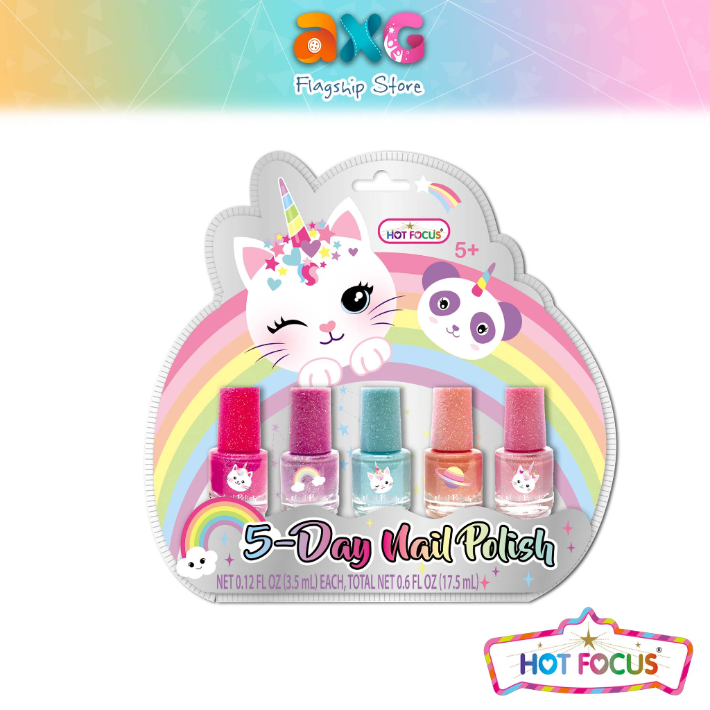 Hot Focus 5 Day Nail Polish Caticorn Manicure Nail For Girls Fashion