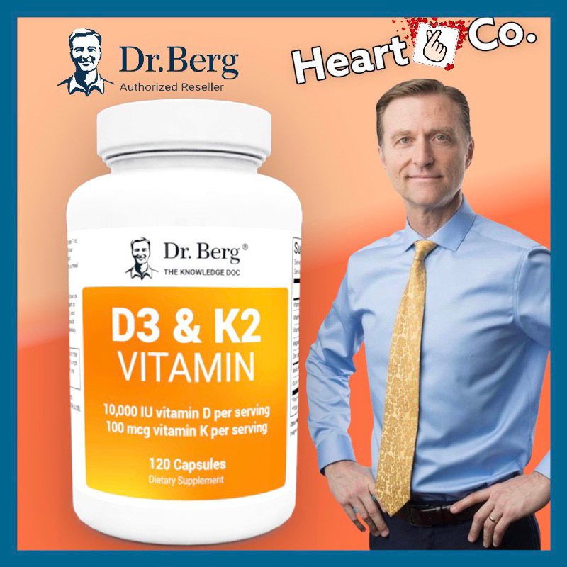 Dr Berg S D K Vitamin D K Supplement Purified Bile Salts