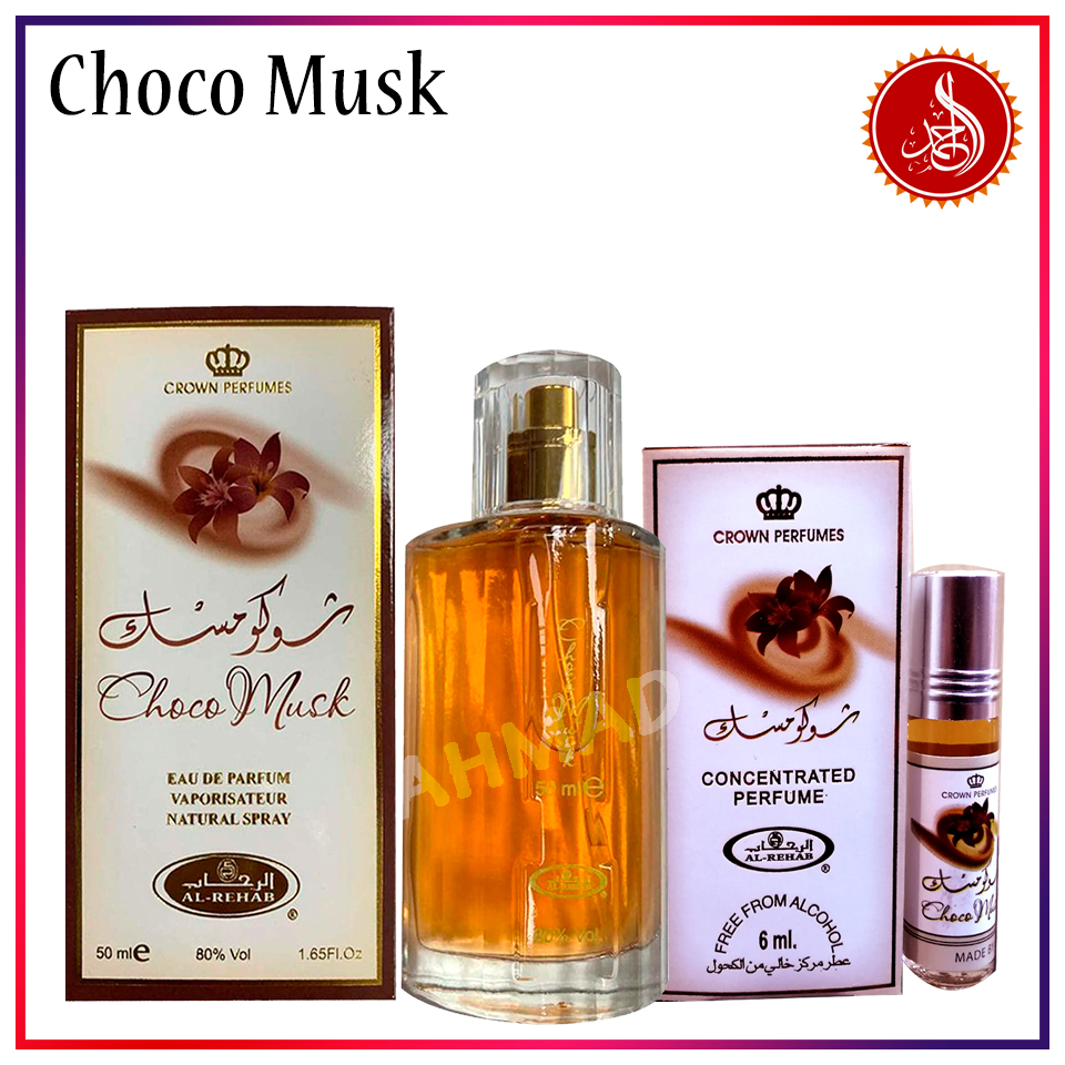 Al Rehab Perfumes CHOCO MUSK 6ml 50ml For Man Women By Al Rehab