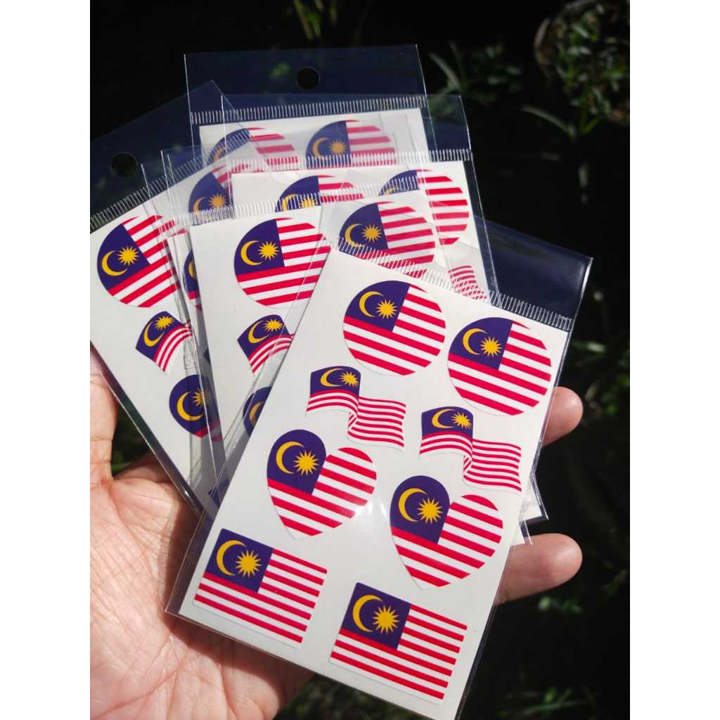 Sticker Malaysia Dan Negeri Saiz Mini Sticker Bendera Negara Malaysia