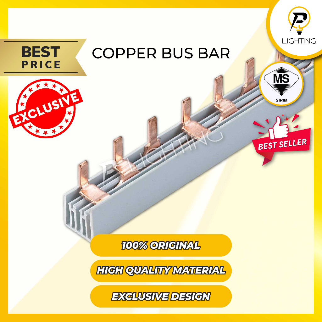 Pole Pole Mcb Pure Copper Bar Mcb Copper Bus Bar With Pvc