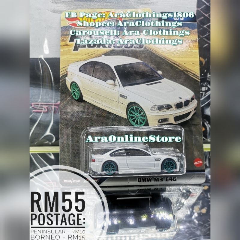 Hot Wheels Fast Furious BMW M3 E46 Shopee Malaysia