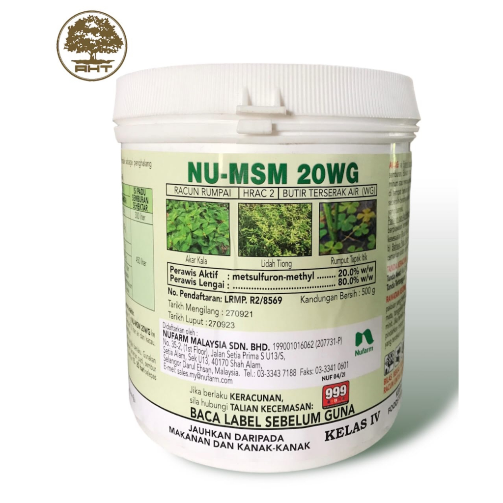 Nu Msm Wg Herbicide Racun Rumpai Gm Shopee Malaysia