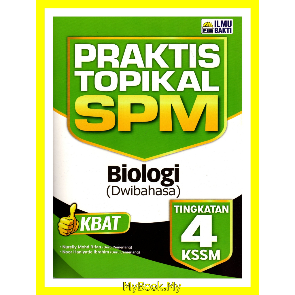 BARU MyB Buku Latihan Praktis Topikal Tingkatan 4 Biologi Biology