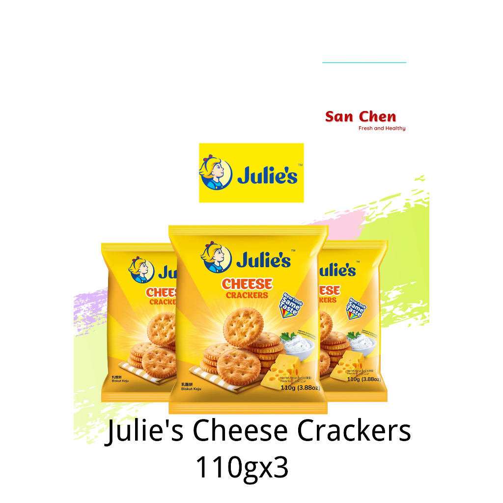 Julie S Cheese Crackers Biskut Keju Gx Pkt Exp Date