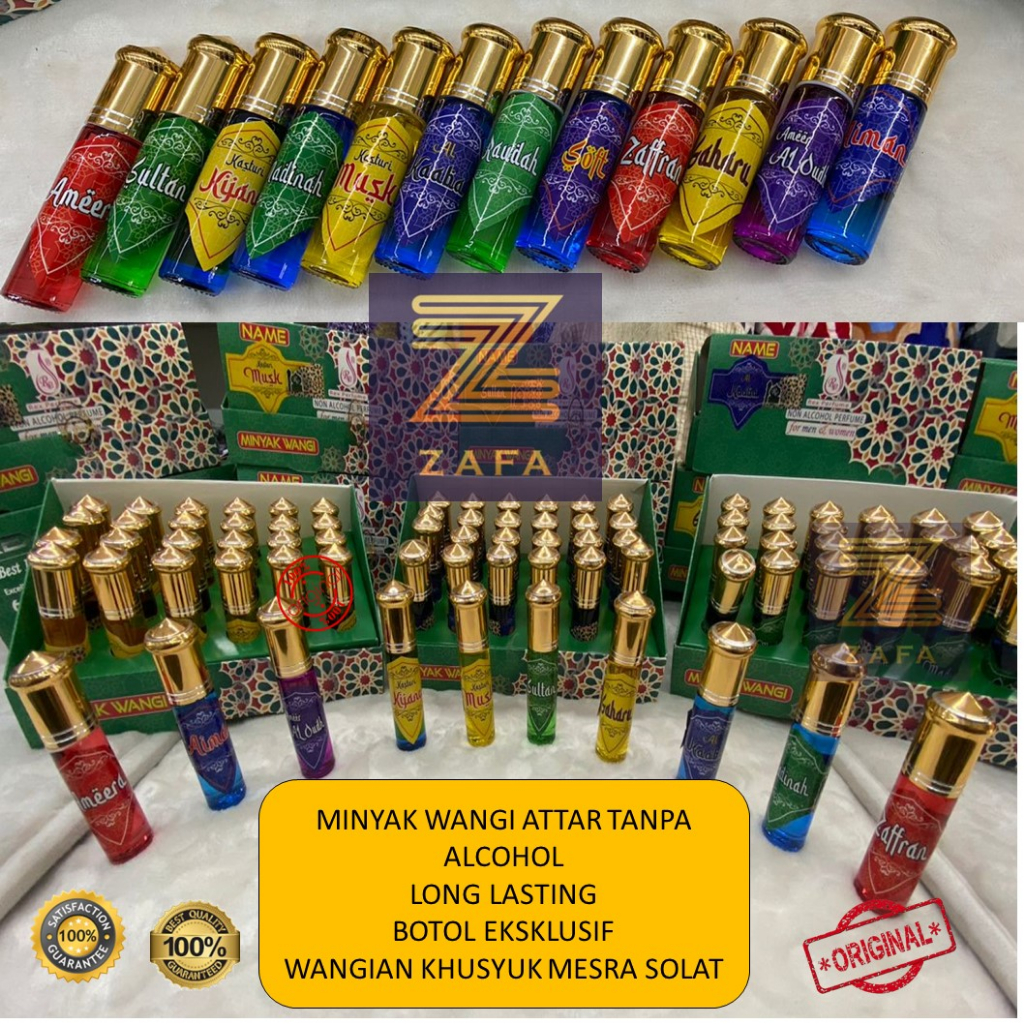 Borong Minyak Wangi Attar Tanpa Alkohol No Alcohol Rex Perfume