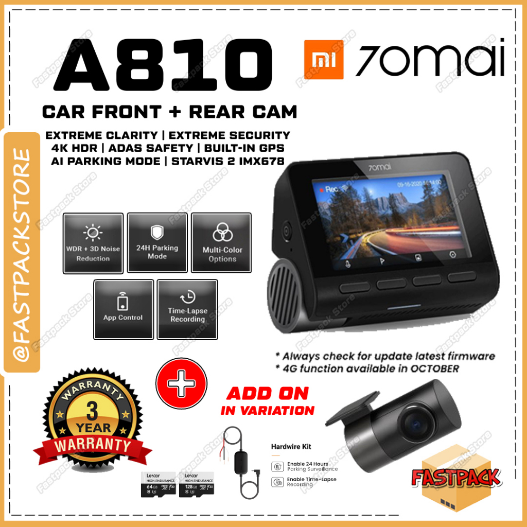 New Launch Mai A K Car Dash Cam Dual Vision Recorder With Gps