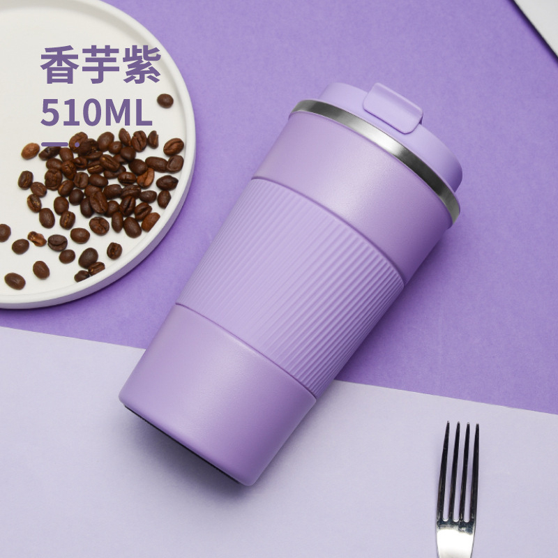 380ml 500ml Portable Coffee Travel Mug Coffee Tumbler SUS304 Stainless