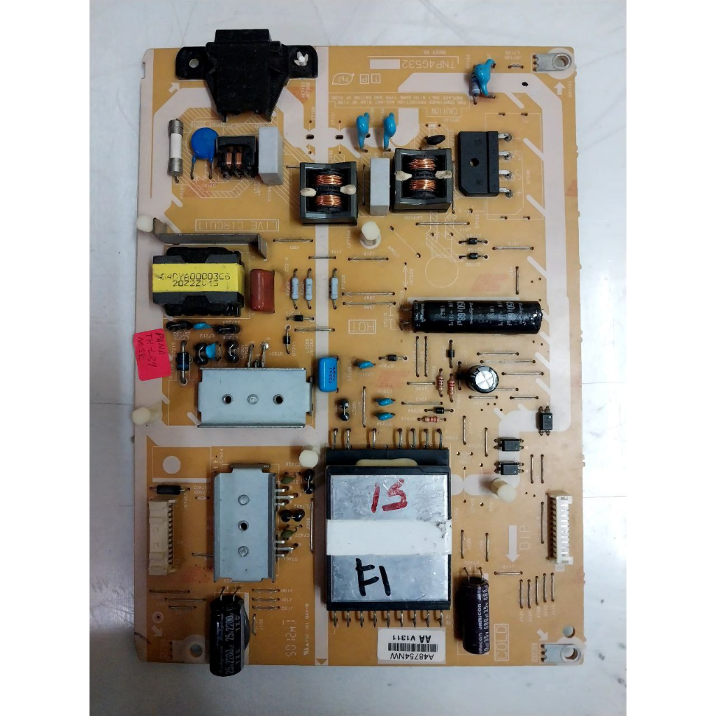 Tv Panasonic Led Th L Em K Power Board Tnp G Used Shopee Malaysia