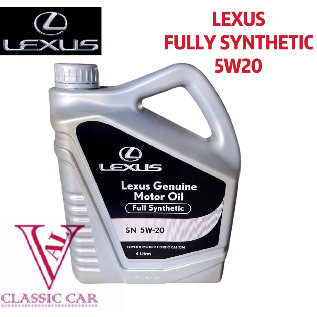 Original Lexus Fully Synthetic W Engine Oil Litre