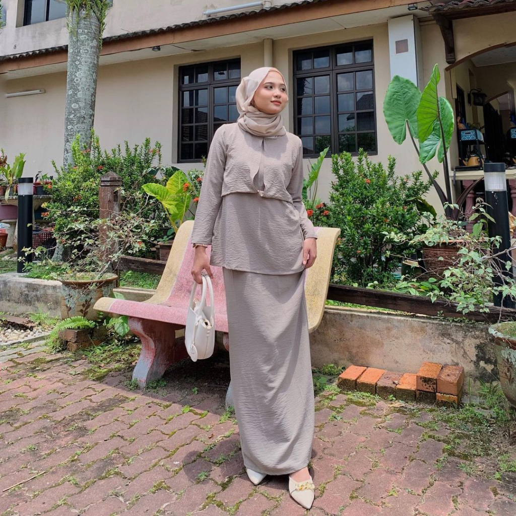 Readystock Tasneem Kurung Haurabelle Baju Raya Moden Baju Kurung