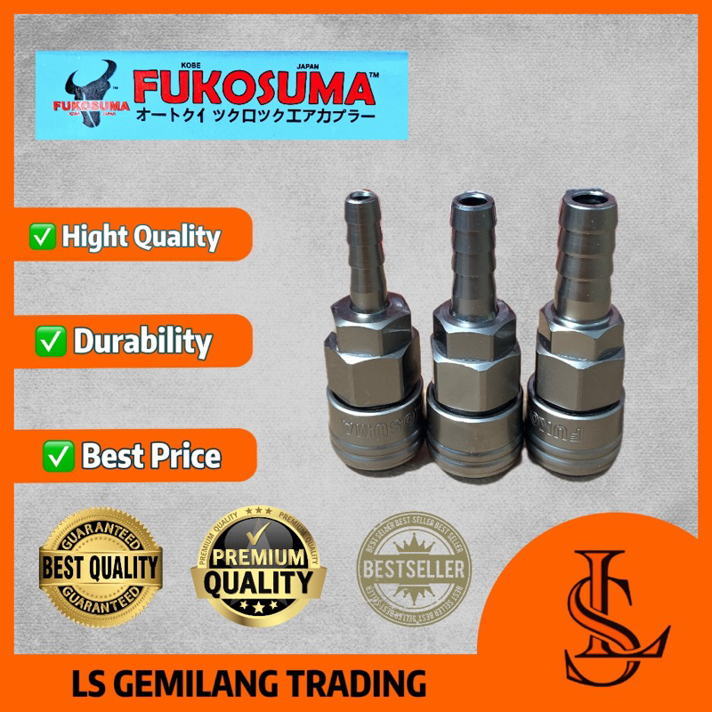 Ls Gemilang Japan Kokie Fukosuma Air Hose Quick Coupling Pneumatic