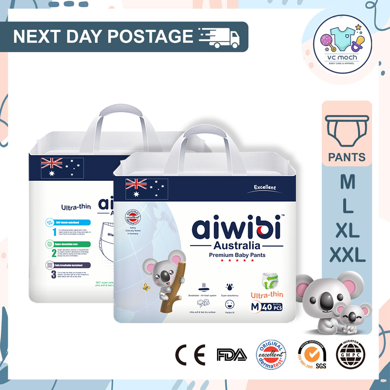 Aiwibi Comfy Dry Diapers Pants M L Xl Xxl Xxxl Pack Shopee Malaysia