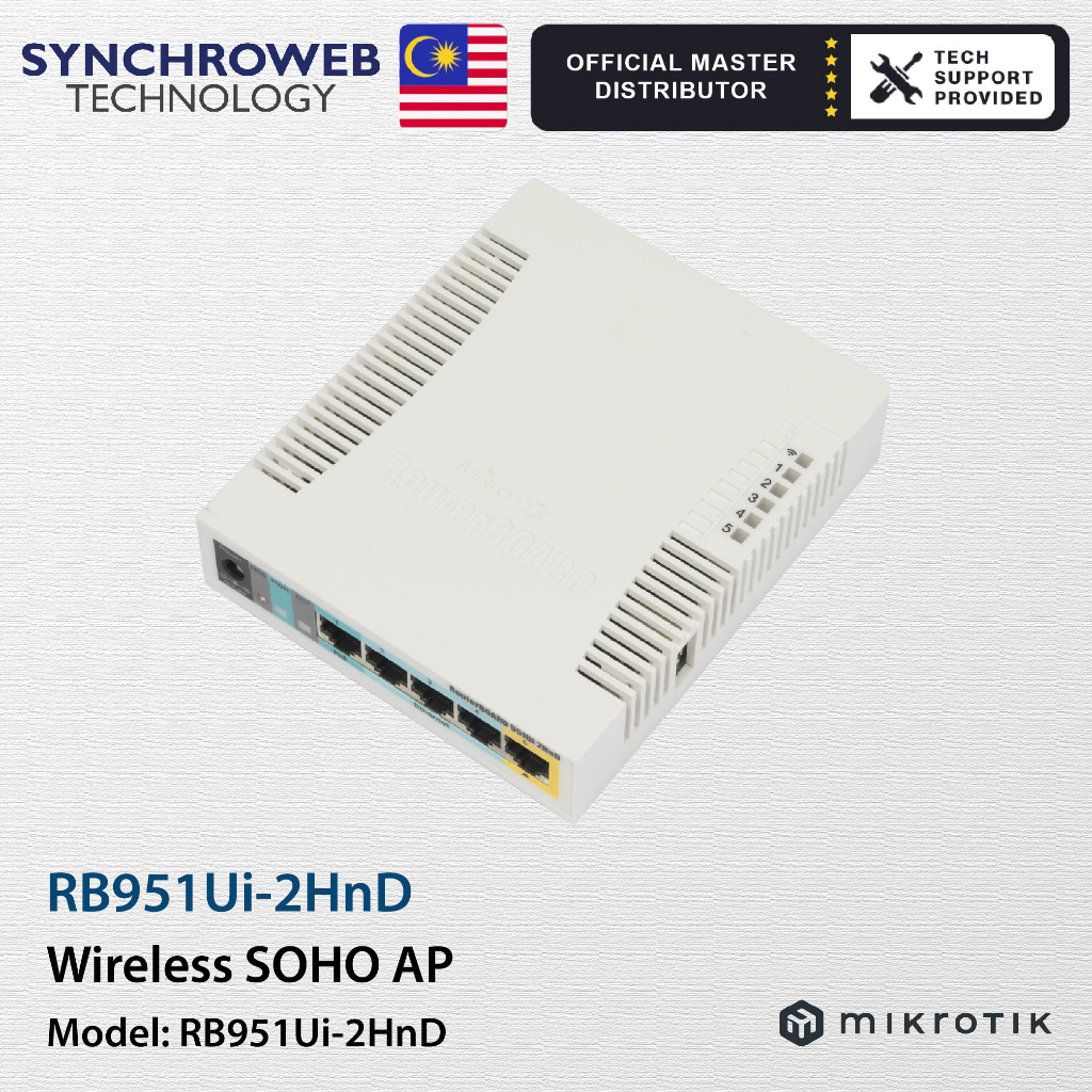 MIKROTIK Wireless SOHO AP The RB951Ui 2HnD Shopee Malaysia