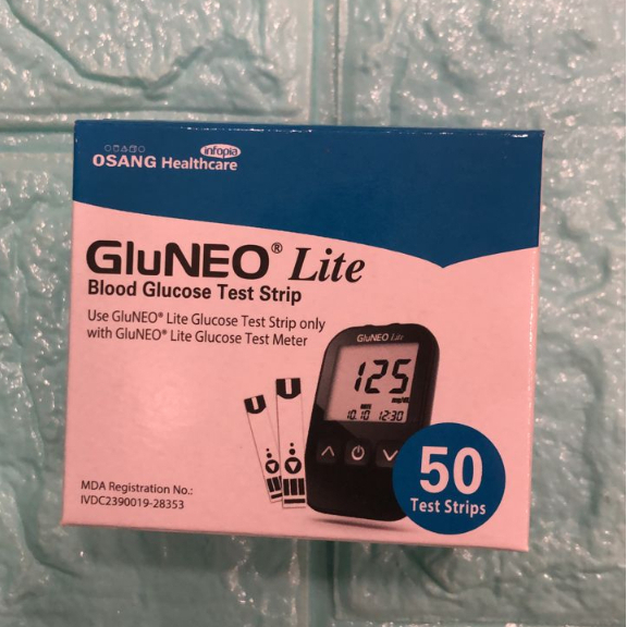 Gluneo Lite Test Strip Pcs Shopee Malaysia