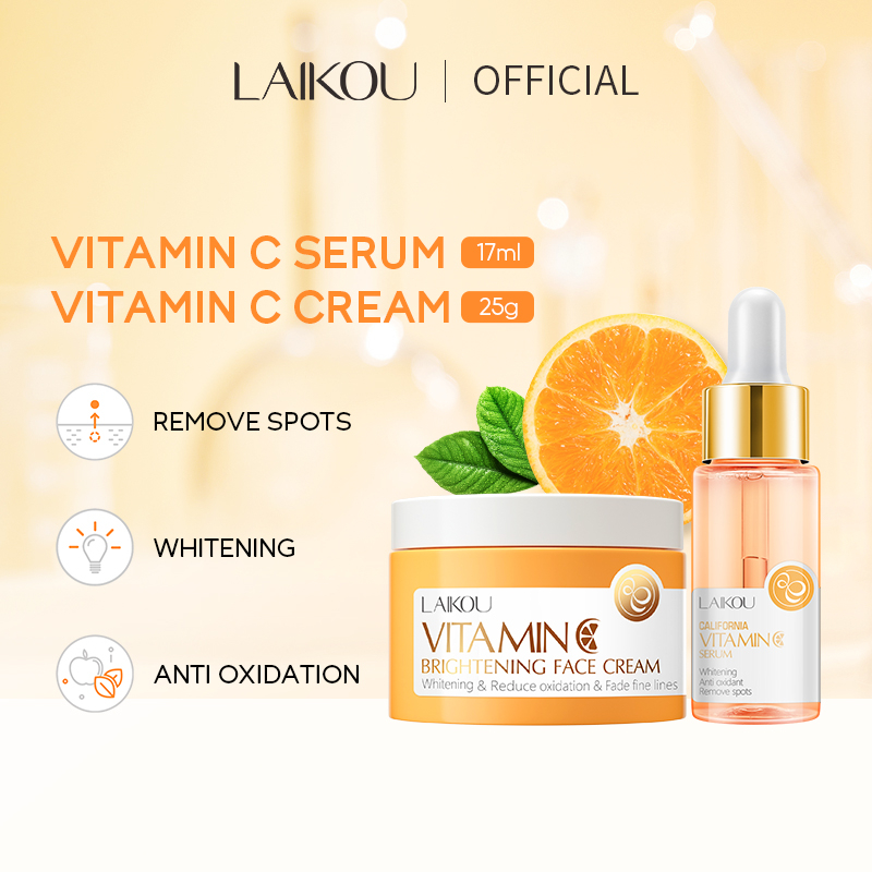 LAIKOU Vitamin C Face Cream 25g Anti Oxidant VC Whitening Serum