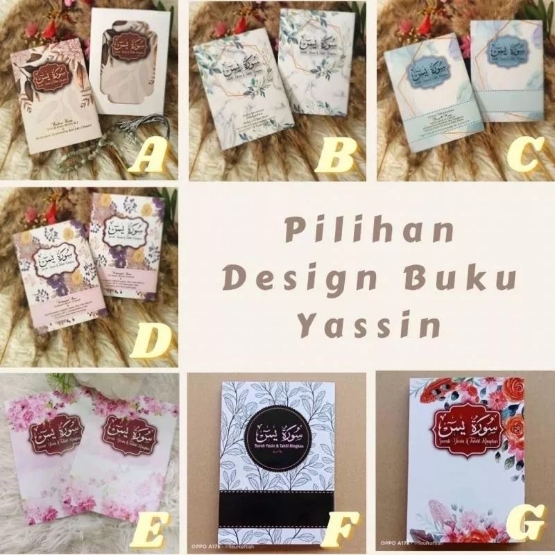 Set Doorgift Buku Yassin Tasbih Digital Warna Random Kotak