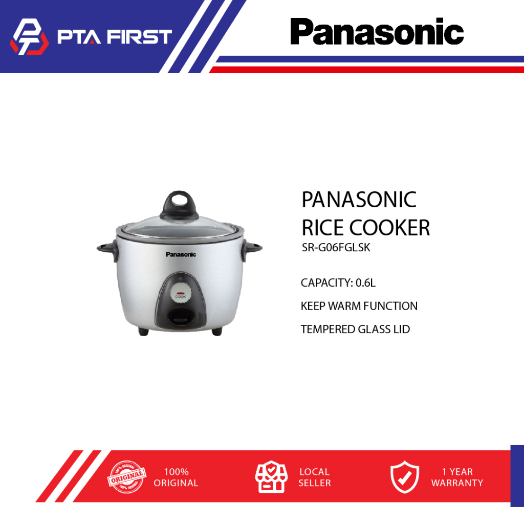 PANASONIC SR G06FGLSK N STICK PAN RICE COOKER 8887549680779 Shopee