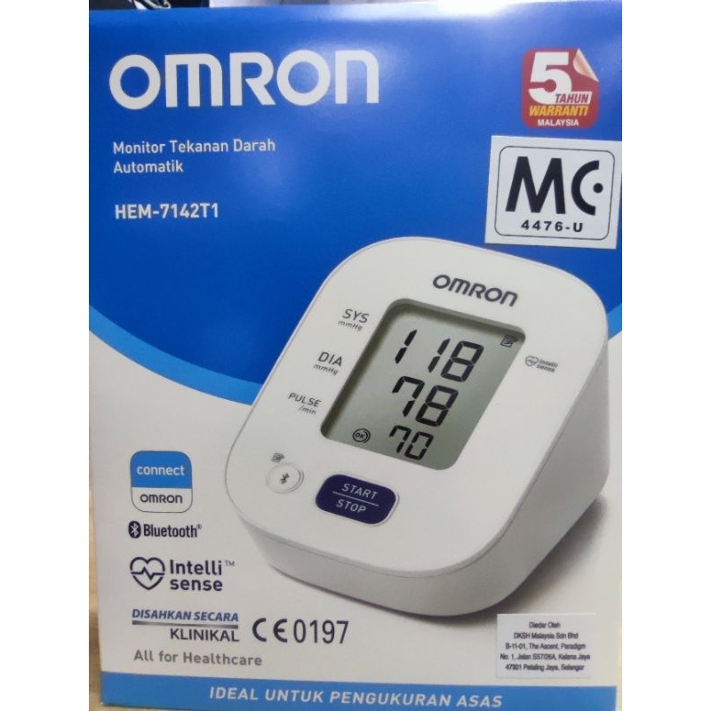 Omron Blood Pressure Automatic Hem T Shopee Malaysia