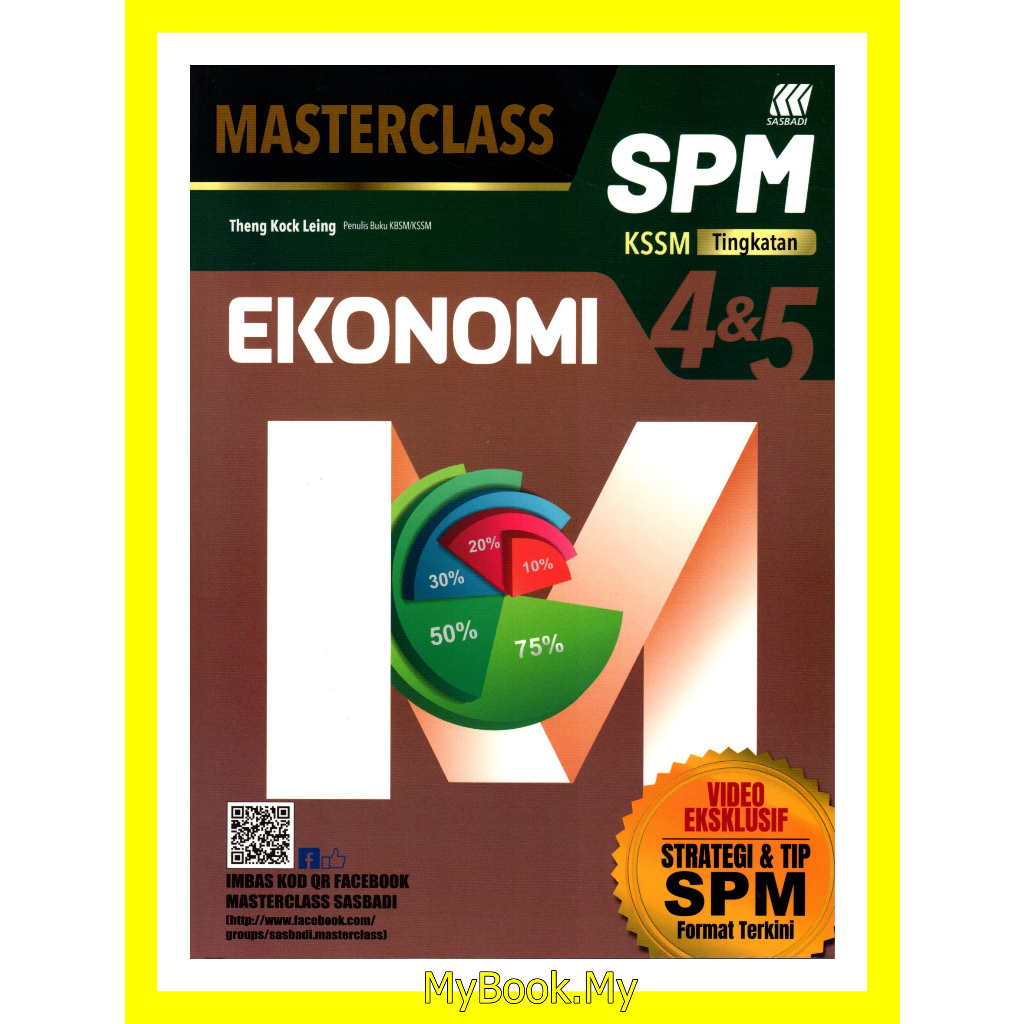 Baru Myb Buku Rujukan Nota Masterclass Ekonomi Tingkatan Spm