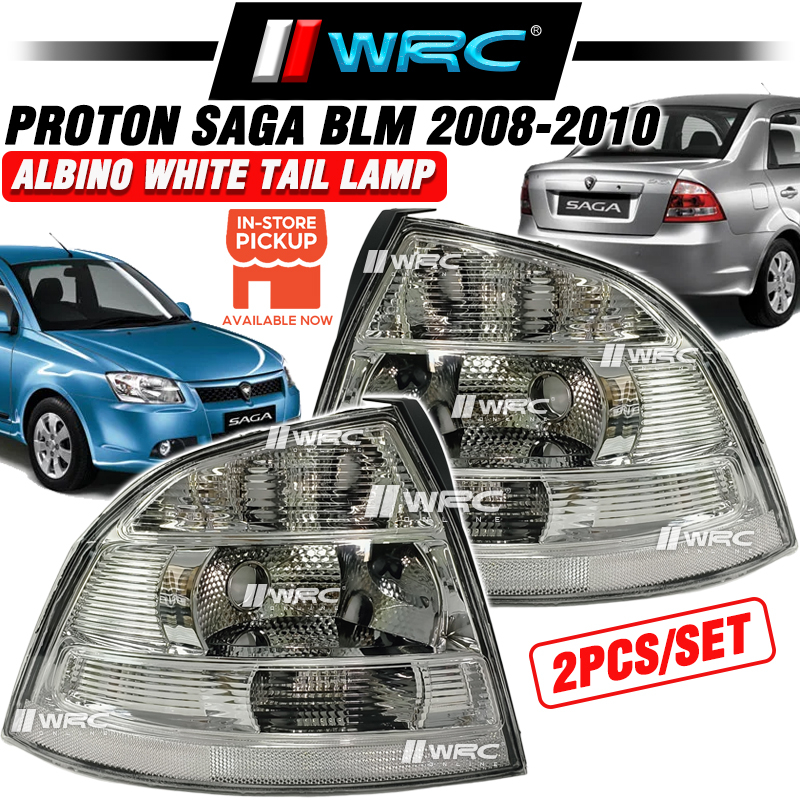 Proton Saga Blm Nhf Albino White Tail Lamp Pcs Set