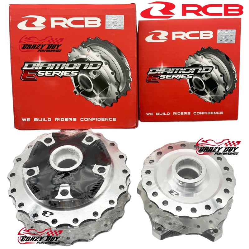 RCB RACING BOY DIAMOND SERIER HUB FRONT REAR WHEEL HUB CHROME Y15ZR