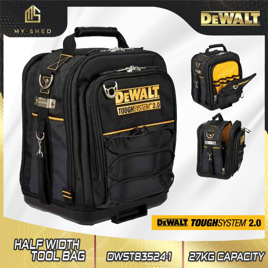 DeWalt DWST83524 1 TOUGHSYSTEM 2 0 Half Width Tool Bag With 27KG Load