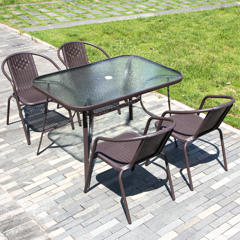 Ready Stockkimdelin Outdoor Furniture Garden Set Chairs Square