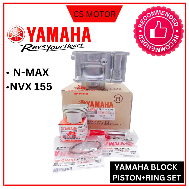 YAMAHA BLOCK NVX155 NMAX155 BLOCK FULL SET 100 JAMIN ORIGINAL NVX 155