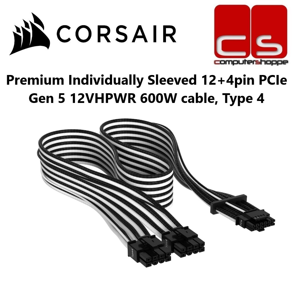 Corsair Premium Individually Sleeved Pin Pcie Gen Vhpwr W