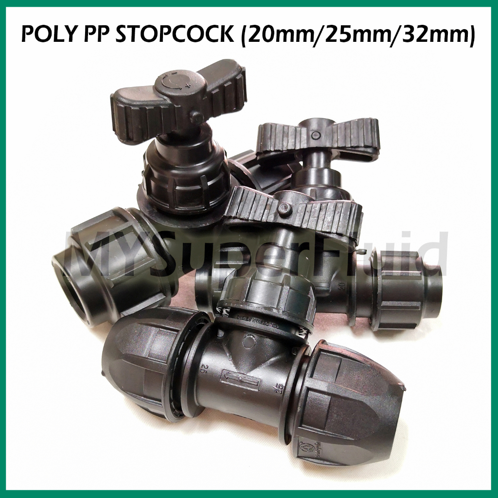 20mm 25mm 32mm POLY PP STOPCOCK Shopee Malaysia