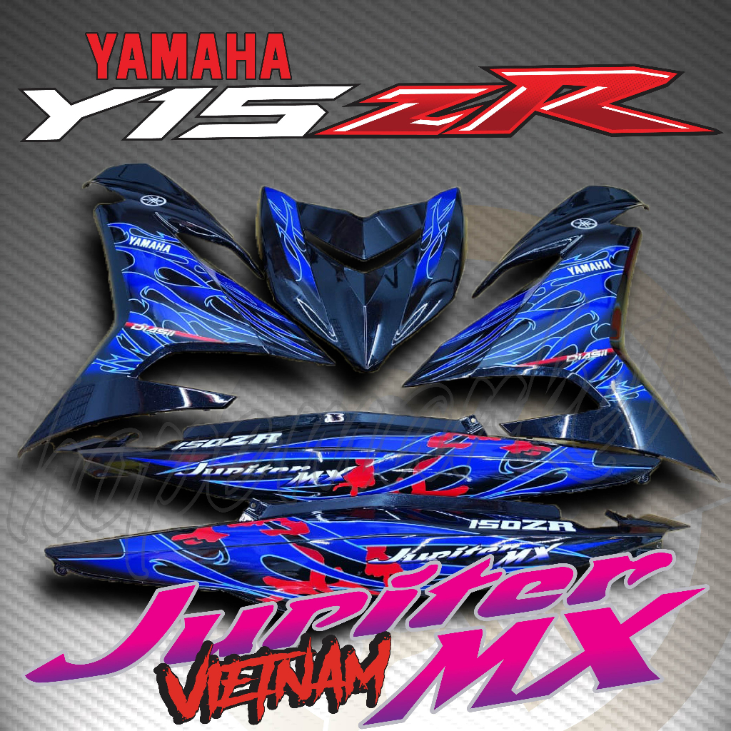 Stripe Motor Yamaha Y Zr Jupiter Mx Custom Tribal Api Special