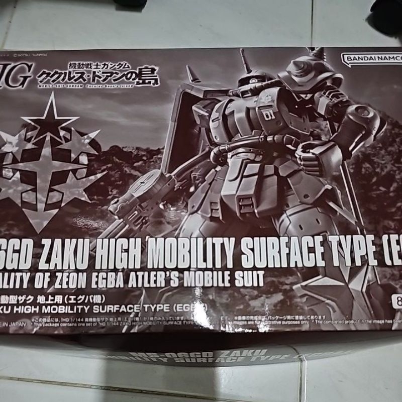 BANDAI HG 1 144 Zaku High Mobility Surface Type EGBA Shopee Malaysia