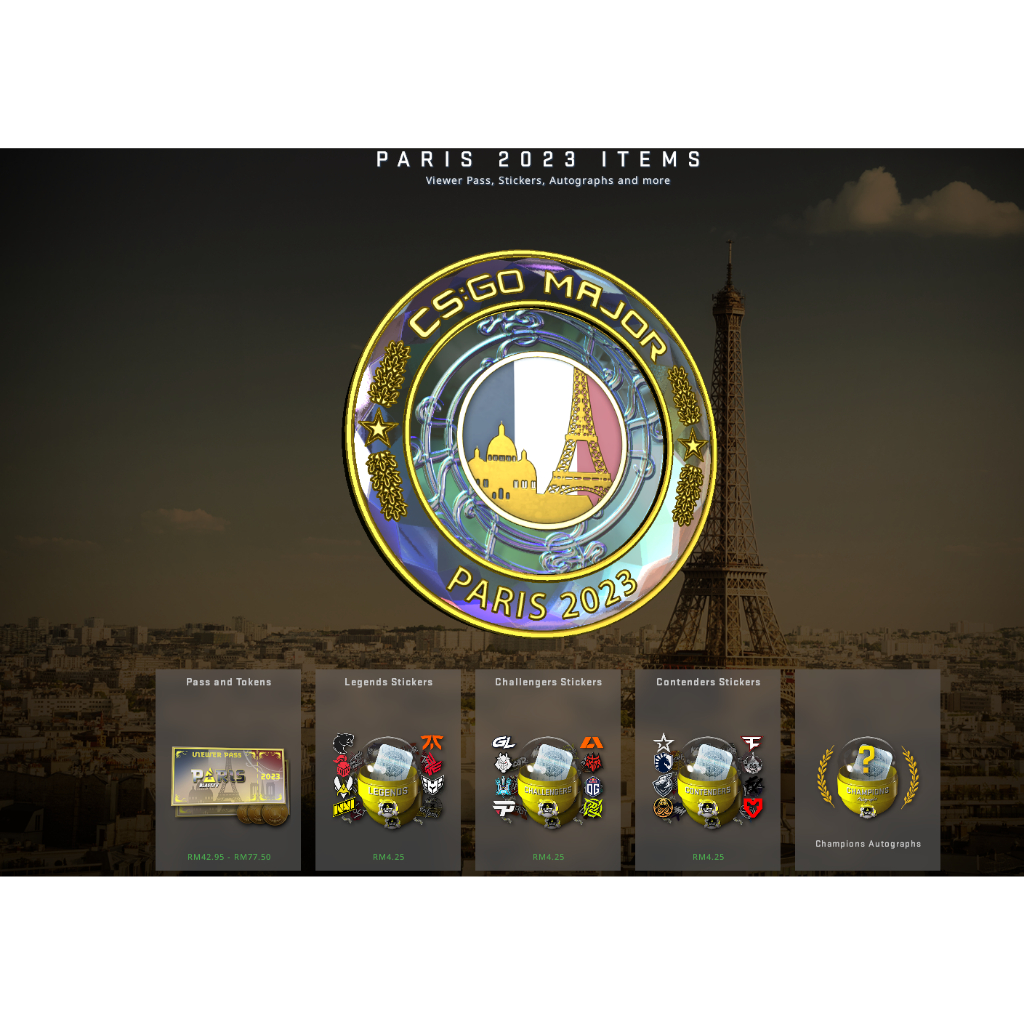 Csgo Paris Viewer Pass And Tokens Pre Order Days Csgo Viewer