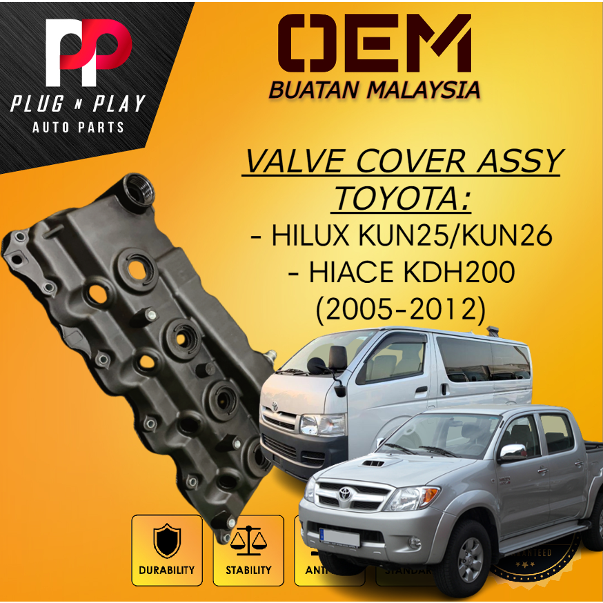 Toyota Hilux Kun Kun Hiace Kdh Valve Cover Assy