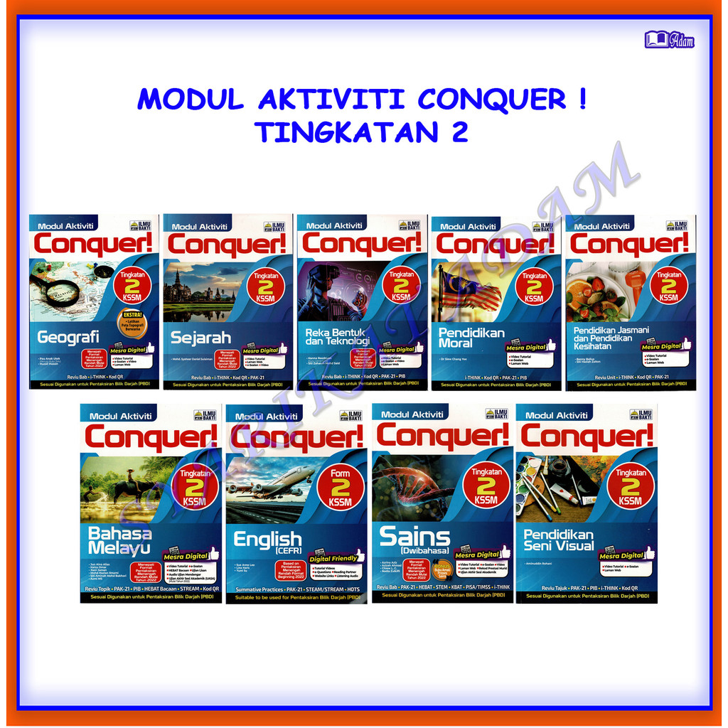 Adm Buku Latihan Modul Aktiviti Conquer Tingkatan Shopee