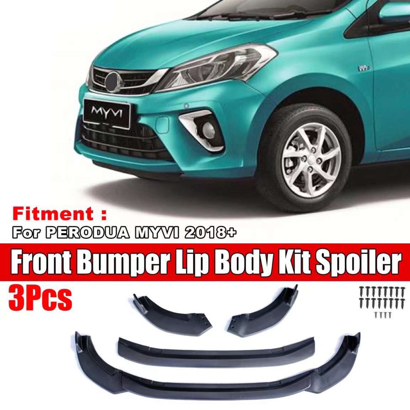 Perodua Myvi Front Bumper Skirt Lip Diffuser