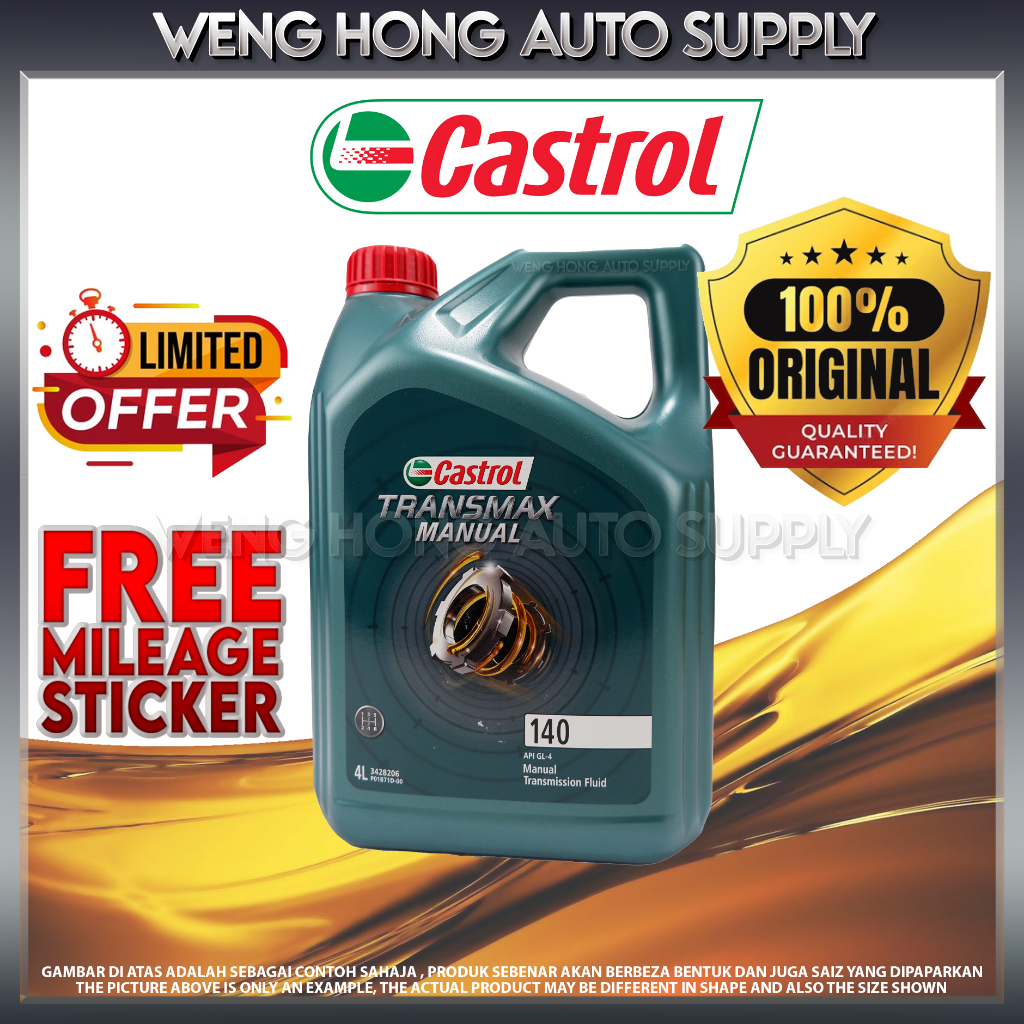 Castrol Genuine Oil Transmax Manual Manual Transmission Fluid L