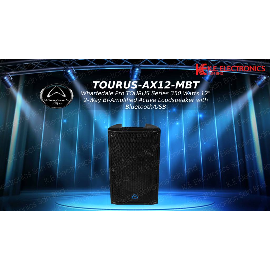 Wharfedale Pro Tourus Series TOURUS AX12 MBT 350 Watts RMS 12 2 Way Bi