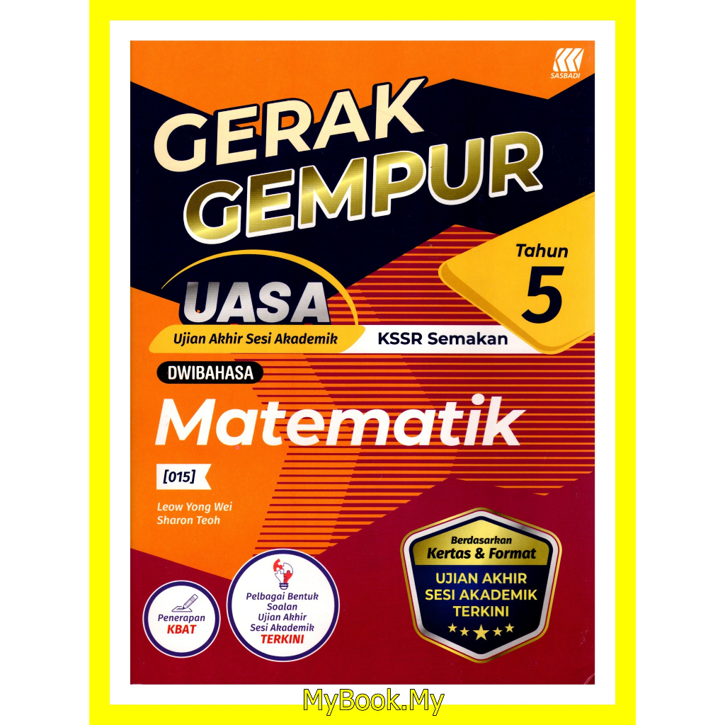 BARU MyB Buku Latihan Gerak Gempur UASA Tahun 5 Matematik