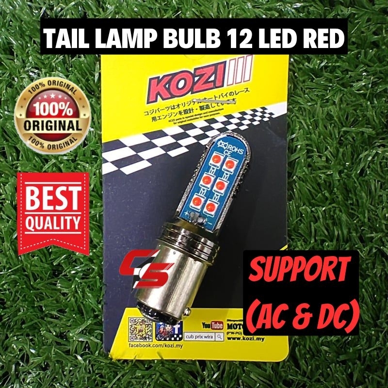 KOZI Tail Lamp Rear Bulb LED Brake Flash Mentol Led Kelip UNIVERSAL